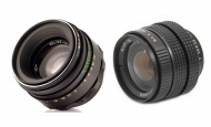 Набор объективов Гелиос 44-2 58мм F2 и Мир-1В 37мм F2.8 для Sony Alpha (A-mount)